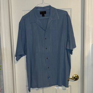 Stylish Blue Button-Down Shirt for Men
